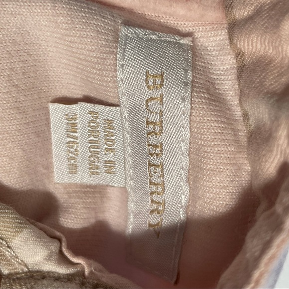 Baby Burberry Pink Sleeper - Picture 4 of 4